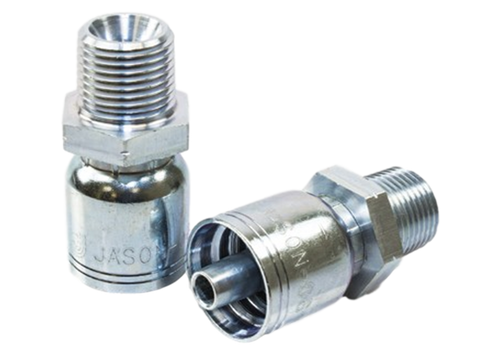 JB12JISMP-08-08 Jason Male JIS Taper Rigid Hydraulic Coupling 1230-0808, 30° Flare