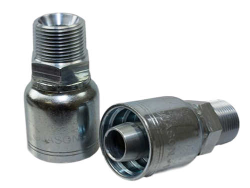 JB12MP-04-04 Jason Male Rigid Pipe Hydraulic Coupling 1220-0404, NPTF