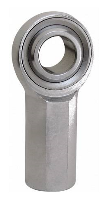 KFL10T, QA1 Carbon Steel Left Hand Rod End, 0.625" Shaft, 5/8-18 UNF-2B Female Thread