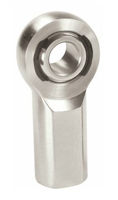 EXFR16, QA1 Carbon Steel Right Hand Rod End, 1" Shaft, 1 1/4-12 UNF-2B Female Thread