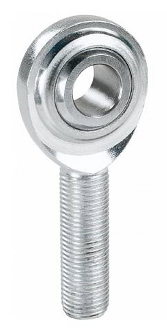 GMR6T, QA1 Stainless Steel Right Hand Rod End, 0.375" Shaft, 3/8-24 UNF-3A Male Thread