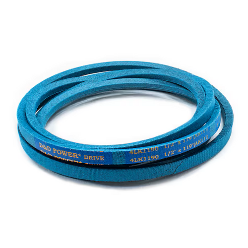 4LK1170 D&D Powerdrive Dura-Ultimate DW Kevlar® Fractional HP V-Belt, 1/2" Top Width X 117" Outside Length