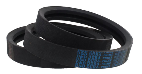 2/8V3750 D&D Powerdrive Dura-Prime Band Wedge V-Belt, 2 Ribs, 1" Top Width X 375" Outside Length
