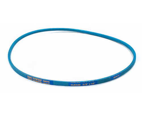 3LK370 D&D Powerdrive Dura-Ultimate DW Kevlar® Fractional HP V-Belt, 3/8" Top Width X 37" Outside Length