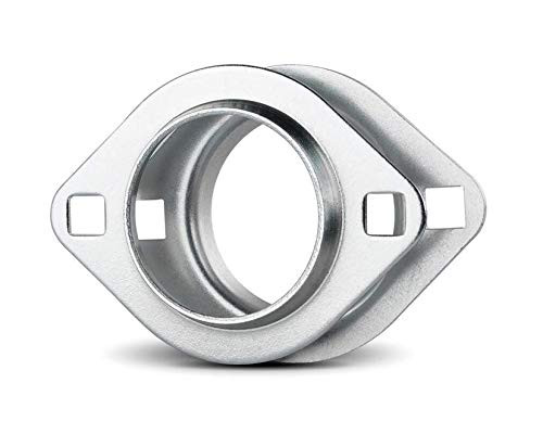 PFL204 Zinc Plated Steel Oval Flangette Housing used in Light Duty Mounted Bearing Units