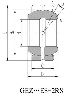 GE180ES-2RS Plain Bearing Direct Fit for SA1180UU THK Spherical Plain Bearing, 180MM Bore