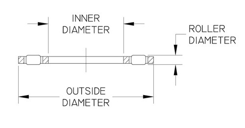 NTA1625 Needle Bearing Roller & Cage Assembly, 1" Bore