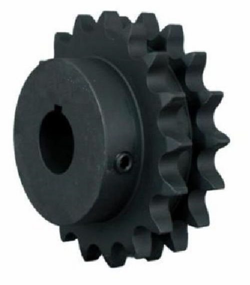 D40BS24H X 1 Tritan 1" Finished Bore Roller Chain Sprocket for ANSI 40 Chain, 24 Teeth