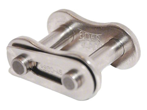 60SSCL Maxco Hi-Max® ANSI 60 Standard Duty Master Links, Stainless Steel Chain, 1 Strand