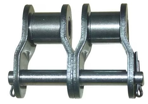 40-2NPOL Maxco Hi-Max® ANSI 40 Standard Duty Offset Links, Nickel Plated Chain, 2 Strand
