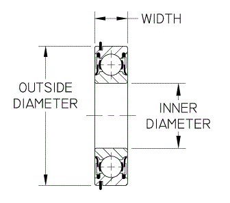 Fafnir 209KLLG Single Row Deep Groove Ball Bearing