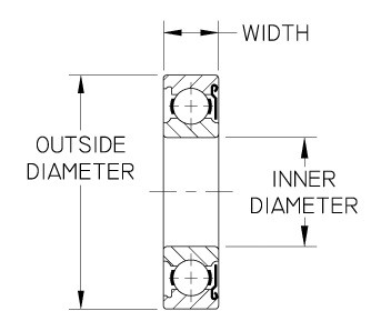 NSK 6310Z Single Row Deep Groove Ball Bearing