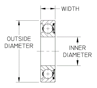 Timken 6318-RS Single Row Deep Groove Ball Bearing