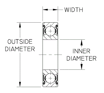 Timken 6322-ZZ Single Row Deep Groove Ball Bearing