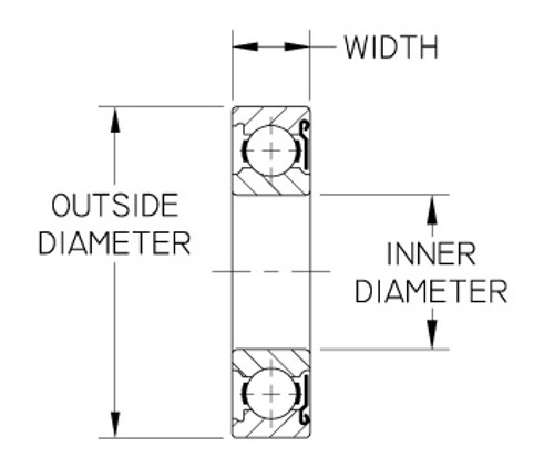Timken 6011-Z Single Row Deep Groove Ball Bearing