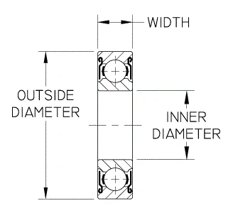 NKE 16001-2Z-C3 Single Row Deep Groove Ball Bearing