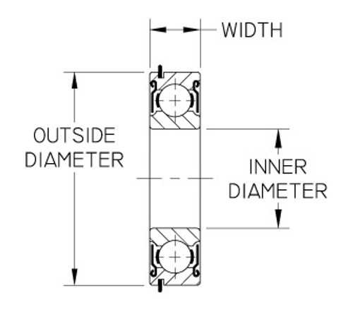 NKE 6304-2Z-NR Single Row Deep Groove Ball Bearing