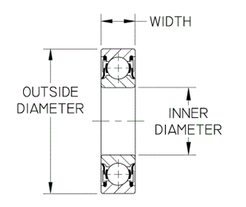 NKE 62208-2RSR Single Row Deep Groove Ball Bearing