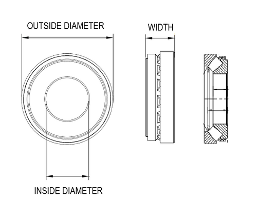 NSK 29332E Spherical Roller Thrust Bearing
