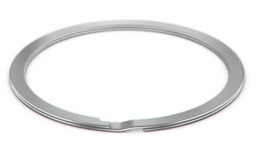 Smalley WS-212 Carbon Steel 2.029" I.D. 2-Turn External Spiral Retaining Ring