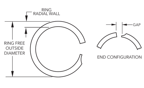 Smalley FH-125 Internal Heavy Duty Snap Ring