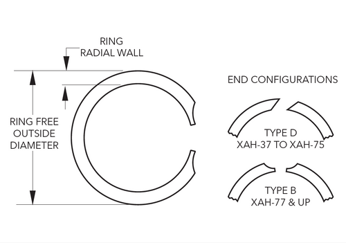 Smalley XAH-175 Internal Heavy Duty Snap Ring
