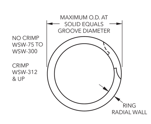 Smalley WHW-450-S17 Internal Heavy Duty Wave Ring