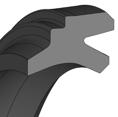 TCM SIngle Wiper AD48-0375-PU901T Equivalent to Fruedenberg 49204513 SIngle Wiper