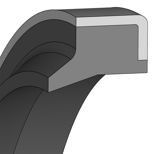 TCM Single Wiper 40X50X5/8WPM-BX Equals Ditchtomatik 40X50X5/8WPM-BX Single Wiper
