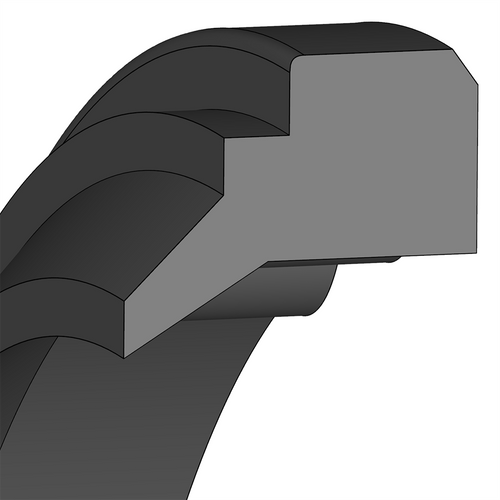 TCM Single Wiper A42-200X215X10 Equals Ditchtomatik A42-200X215X10 Single Wiper