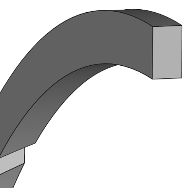 TCM Back-Up Ring ST006 Equals Ditchtomatik ST006 Back-Up Ring