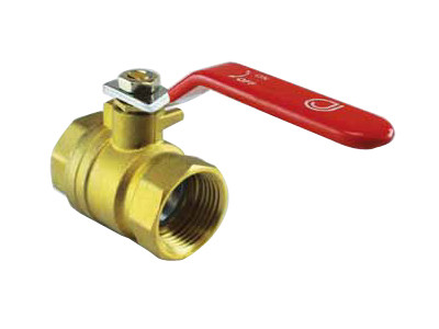 1-1/4" NPT Brass Ball Valve with Standard Handle