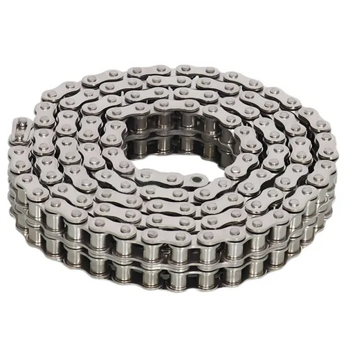 PTI 16B-2SS Single Pitch Standard Duty Stainless Steel ISO, Roller Chain, 25.4 MM Pitch, Riveted Pins, 2 Strand, 10 FT/Box
