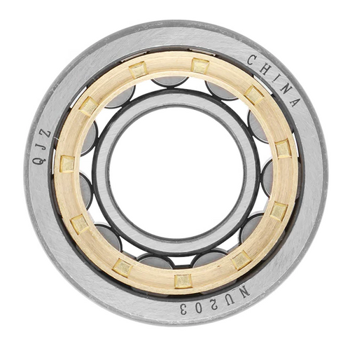 QJZ NU2311EMC3 Cylindrical Roller Bearing, Brass Cage, C3 Clearance, 55MM ID, 120MM OD (Seal), 43MM Wide