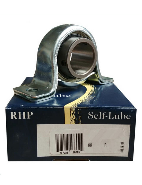 LPB 3/4 EC HLT RHP Zinc Coated Steel 2-Bolt Pressed Steel Plummer Block Housing Unit,3/4" Shaft