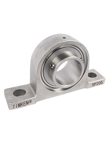 SUCSP207-20/F Timken Stainless Steel 2-Bolt Pillow Block Units,1-1/4" Shaft