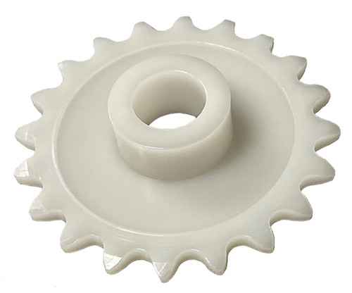 25B17P Torquex® Acetal Roller Chain Sprocket for ANSI 25 Chain, 1/4" Reboreable