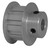 Torquex® 16XL037-6FA5 Timing Pulley, 3/8" Finished Bore, 16 Teeth, Aluminum