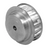 Torquex® 16T2.5/28-2 Timing Pulley, 4MM Plain Bore, 28 Teeth, Aluminum