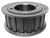 Torquex® 28HH100 Timing Pulley, H-Double Split Taper Bushing Required, 28 Teeth, Ductile Iron