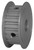 Torquex® 16XL037-3FA5 Timing Pulley, 3/8" Finished Bore, 16 Teeth, Aluminum