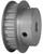 Torquex® 26L100-6FA6 Timing Pulley, 1/2" Finished Bore, 26 Teeth, Aluminum