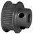 Torquex® 18-3P09M6FA6 Timing Pulley, 6MM Finished Bore, 18 Teeth, Aluminum