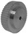 Torquex® 27AT5/60-0 Timing Pulley, 8MM Plain Bore, 60 Teeth, Aluminum