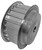 Torquex® 47AT10/22-2 Timing Pulley, 12MM Plain Bore, 22 Teeth, Aluminum
