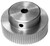 Torquex® 36XL037-6A5 Timing Pulley, 3/8" Finished Bore, 36 Teeth, Aluminum