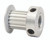 Torquex® 19-2P06-6CA3 Timing Pulley, 1/4" Finished Bore, 19 Teeth, Aluminum