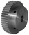Torquex® 68-3P09M6A8 Timing Pulley, 8MM Finished Bore, 68 Teeth, Aluminum