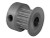 Torquex® 15-3M09-6CA2 Timing Pulley, 3/16" Finished Bore, 15 Teeth, Aluminum