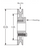 Torquex® BK65H V-Belt Pulley, H Bushed